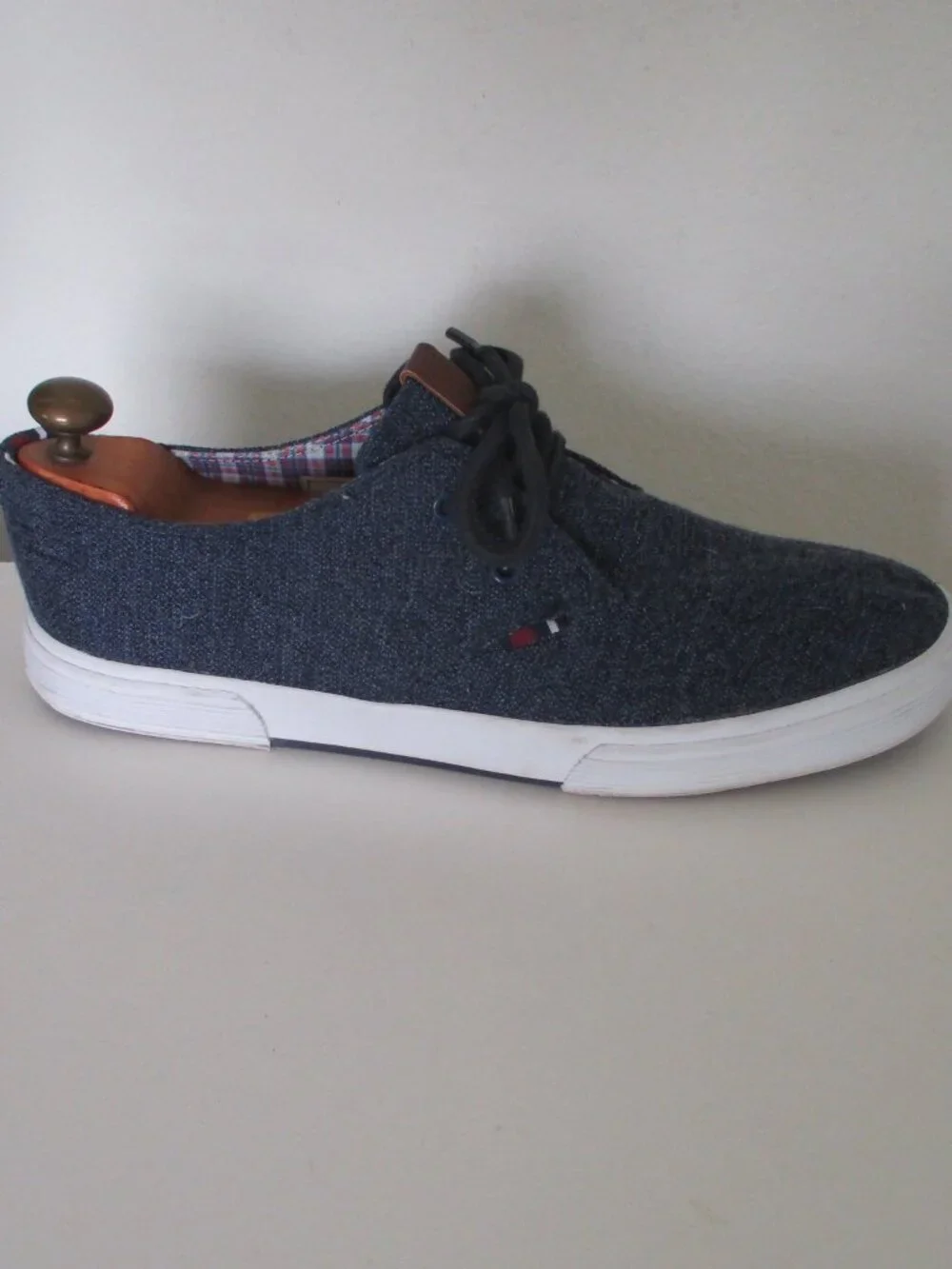 Ben Sherman Mens Blue Textile  Lace-up Casual Oxford Shoe NWOB - Size 10.5M